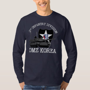 2nd Vet för legitimation DMZ Korea T-shirt