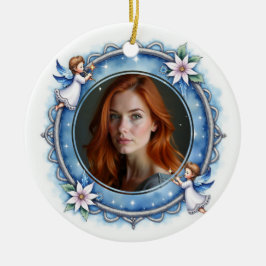 2sided Memorial Celestial Remembrance Julgransprydnad Keramik