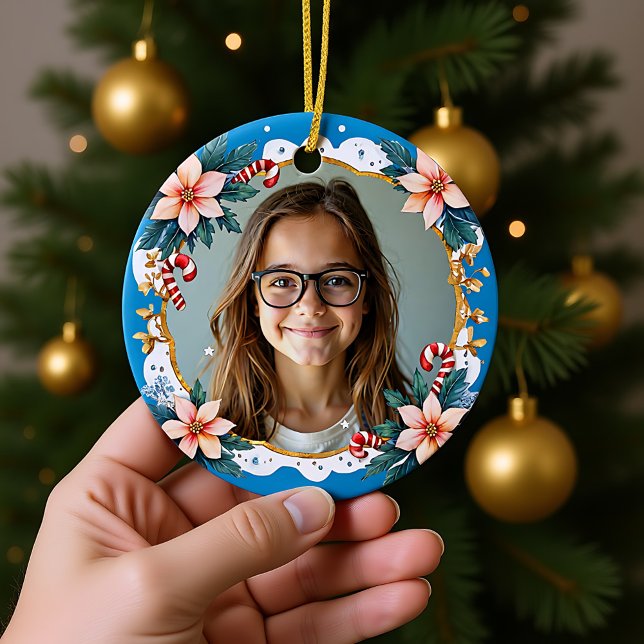 2sided Memorial Christmas Sweetest Star Julgransprydnad Keramik (2 sided Memorial Christmas Sweetest Star Ceramic Ornament)