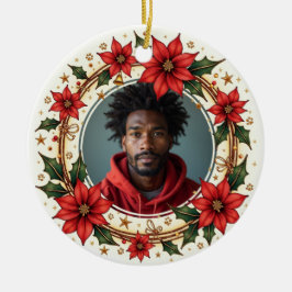 2sided Memorial Forever in Bloom Julgransprydnad Keramik