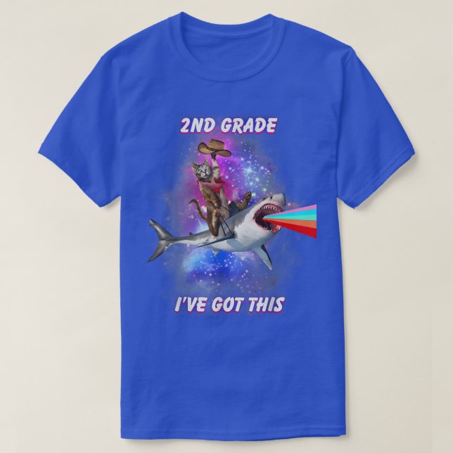 2st Grade Back to School Ive Got This Cute Cat Sha T Shirt (Design framsida)