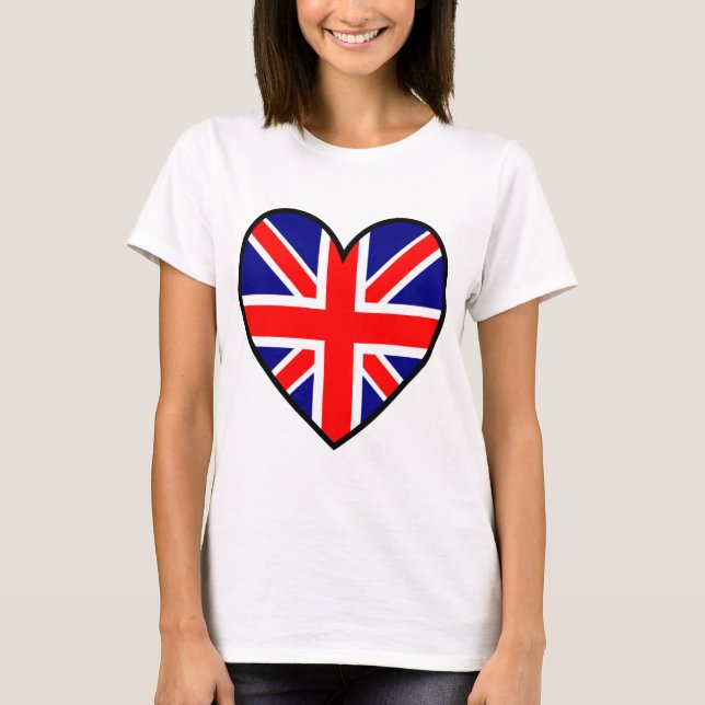 2unionjackhjärta t-shirt (Framsida)