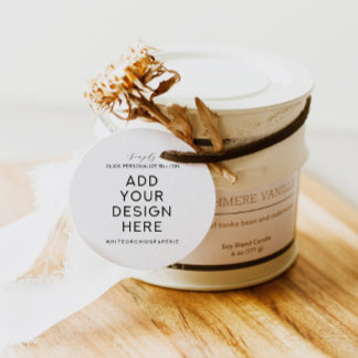 2x2" Runda presentkortsetiketter tryckning Gåvor Etiketter