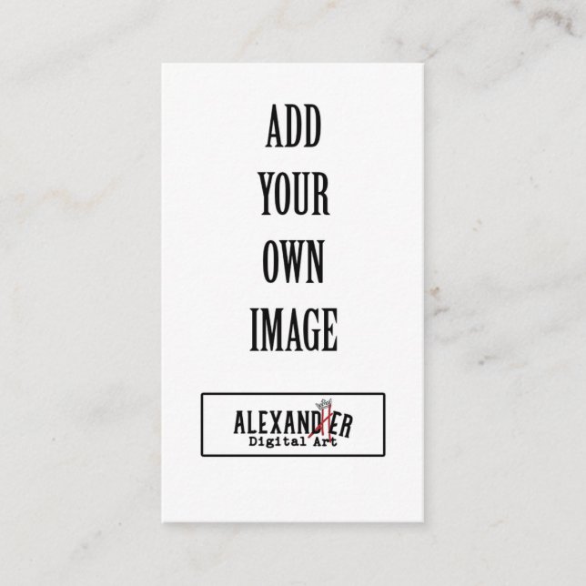 2x3,5" Vertikal platt mat/ställkort Placeringskort (Framsida)