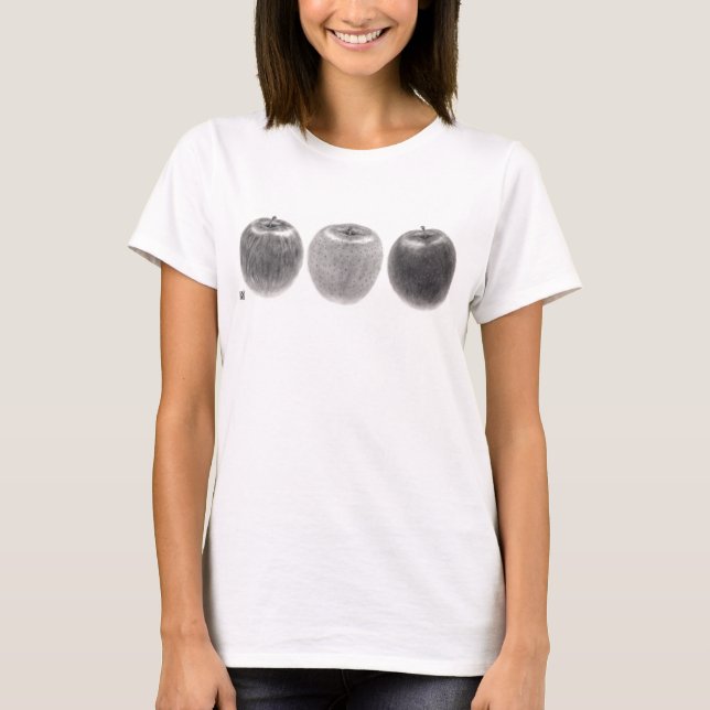 3個のりんご　横 T SHIRT (Framsida)