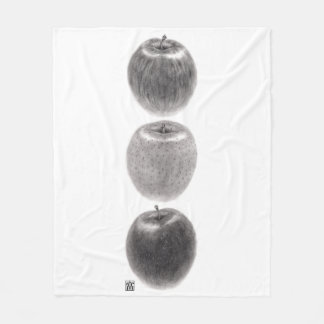 3個のりんご　縦 FLEECEFILT