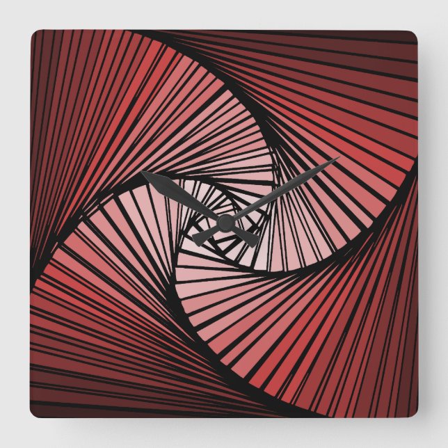 3次元　スパイラル　時計 FYRKANTIG KLOCKA (Framsida)