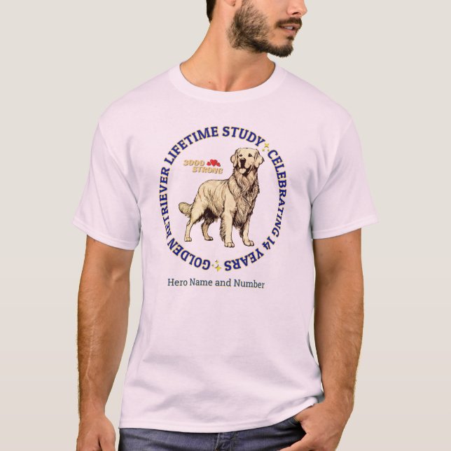 3000 Stark Stående Gyllene Ljus T Shirt (Framsida)