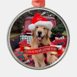 3000 starka 2020 Rund pewter-ornament Julgransprydnad Metall