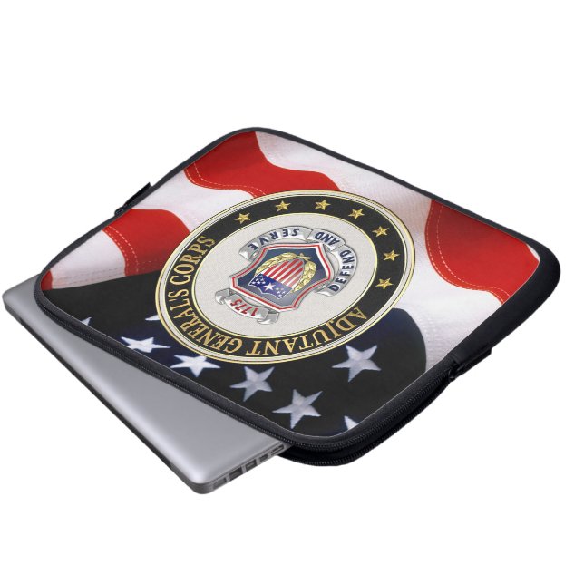 [300] AG Corps Regimental Insignia [3D] Laptop Sleeve (Framre botten)