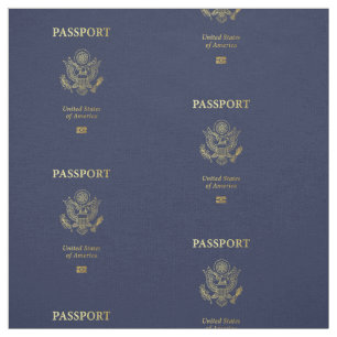 [300] Amerikanskt pass Tyg