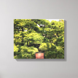 300 år gammal Gräs Träd Canvastryck