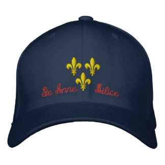 300-årsjubileum Ste Anne Militia Broderad Keps