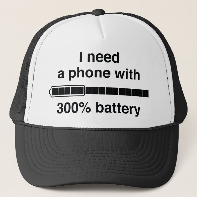 300 % batteri keps (Framsida)