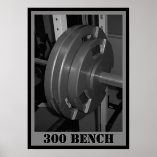 300 BENCH-Poster viktning Poster