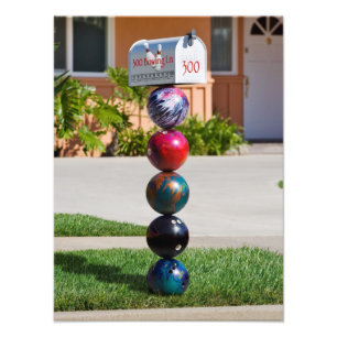 300 Bowling Lane Fototryck