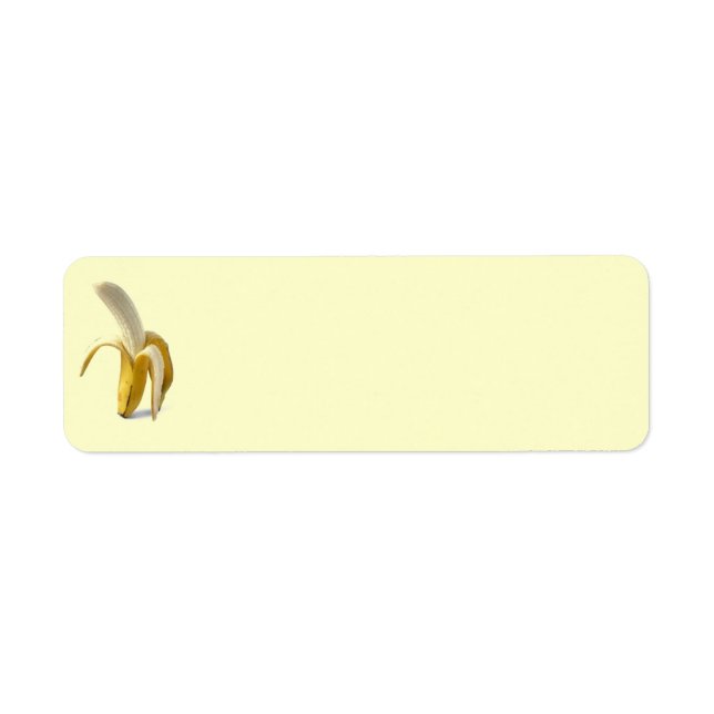 300 GULT BANANA FRUIT HEALTHY MAT REALISM RETURADRESS ETIKETT (Framsidan)