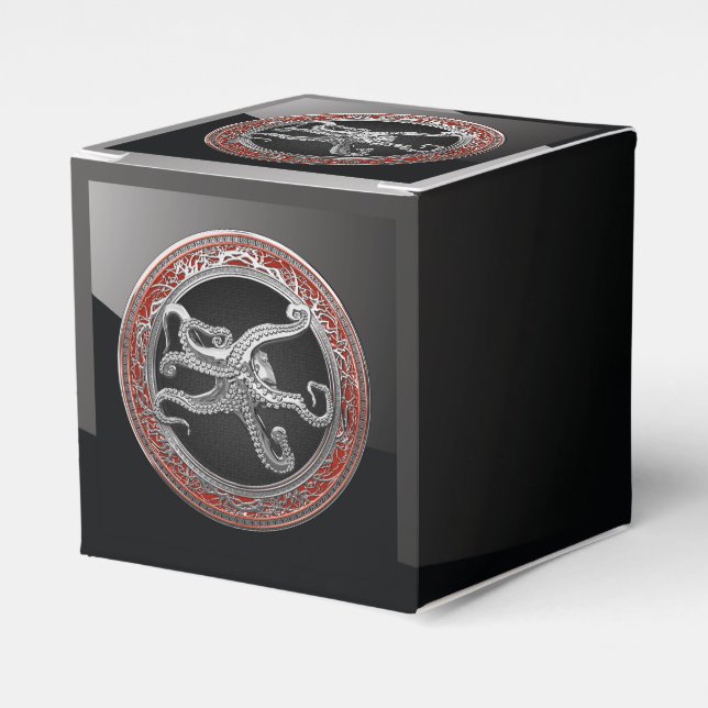 [300] Helig Silver Octopus i defensiv post Presentaskar (Framsidan Sidan)