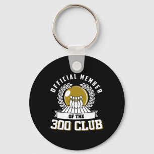 300 Klubb Bowling Shirt 300 Game Bowlareare Gift Nyckelring