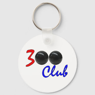 300 klubb - perfekt bowlinglekgåva nyckelring