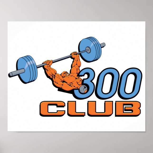 300 Klubb Poster viktning (Framsidan)