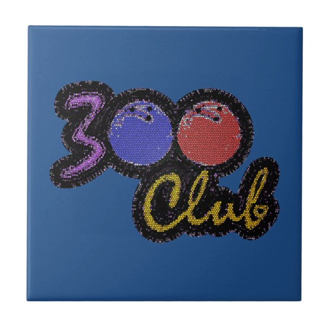 300 KLUBBARS PERFEKT I BOWLING KAKELPLATTA (Framsidan)