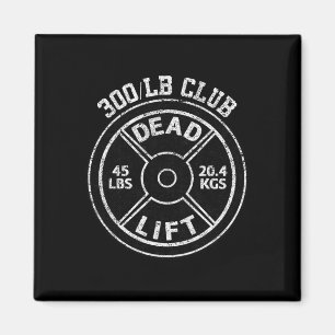 300 Lbs pund död lyft klubb gym tyngdlyftning Pow Magnet