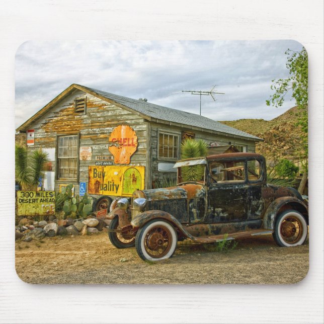 300 miles av Desert Ahead Mousepad Musmatta (Framsidan)