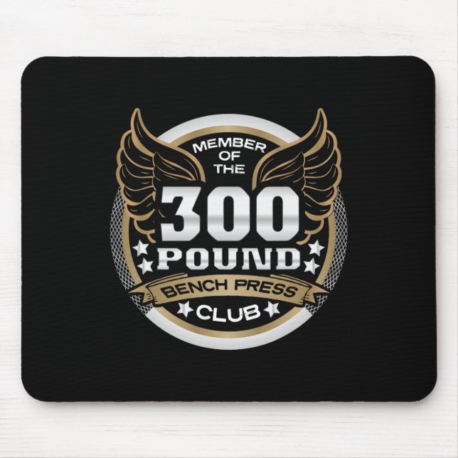 300 Pound Bench Press Club For Powerlifter Weightl Musmatta (Framsidan)
