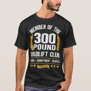 300 Pound Deadlift Klubb Strong Manar Women Gym T Shirt