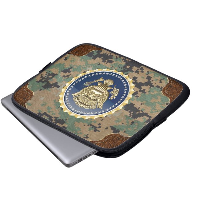 [300] Presidiets tjänstebeteckning Laptop Sleeve (Framre botten)