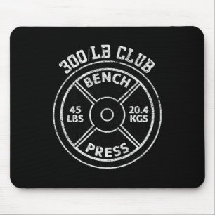 300 Pund Bänkpress Klubb Gym Styrkelyft P Musmatta