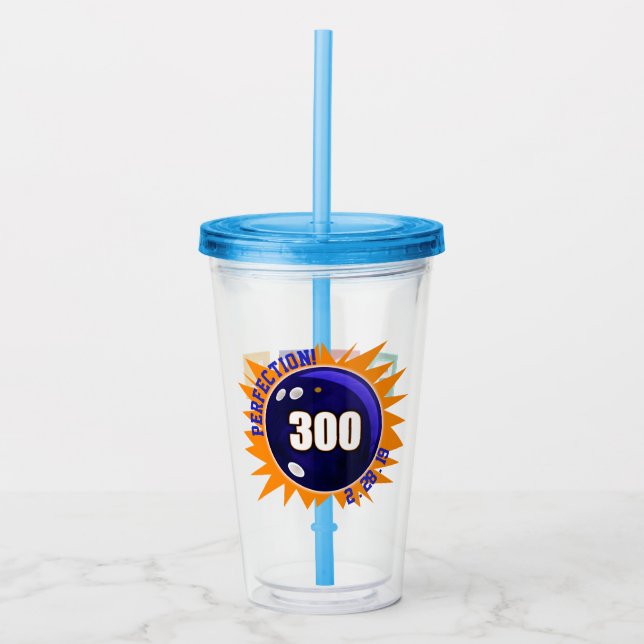 300 Skalspel med Boll och grafik Take Away Mugg (Framsida)