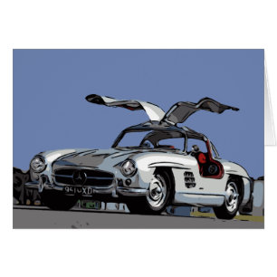 300 SL - GULLWING HÄLSNINGSKORT