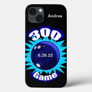 300 Spelblåsor, bowlingbollgrafik, telefonväska