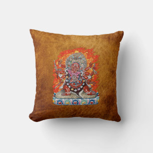 [300] Tibetansk Thangka - Wrathful Gudom Hayagriva Kudde