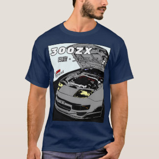 300 ZX svart ram T Shirt