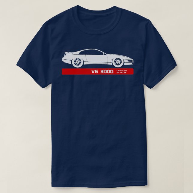 300zx vit t shirt (Design framsida)