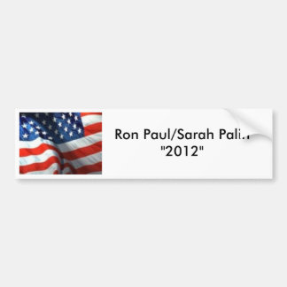 3021805889 Ron Paul/Sarah Palin " 2012 ", Bildekal