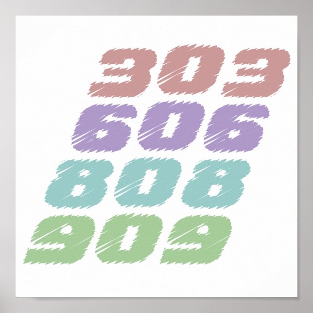 303 Tekno-Poster Poster (Framsidan)