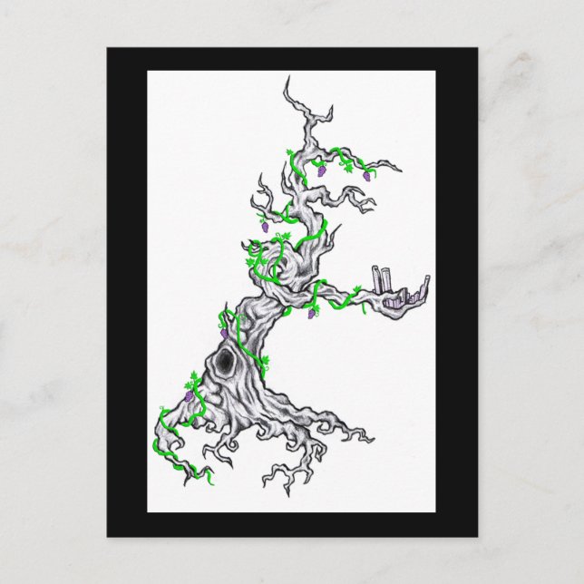 303 träd vykort (Framsida)