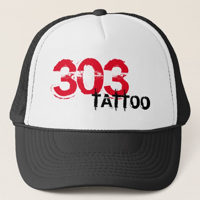 303TATTOO-TRUCKERKEPS FÖR ALLA KEPS (Framsida)