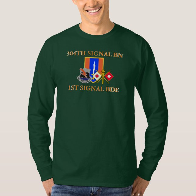 304:E SIGNALBATTALION 1:A SIGNALBRIGADE  T SHIRT (Framsida)