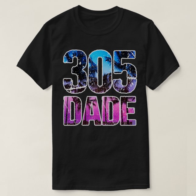 305 Dade County Miami Pullover  T Shirt (Design framsida)