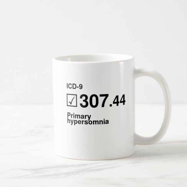 307,44 primär hypersomnia kaffemugg (Höger)