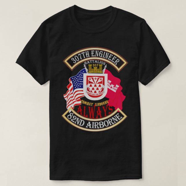 307:E Ingenjör-bataljonen X T Shirt (Design framsida)