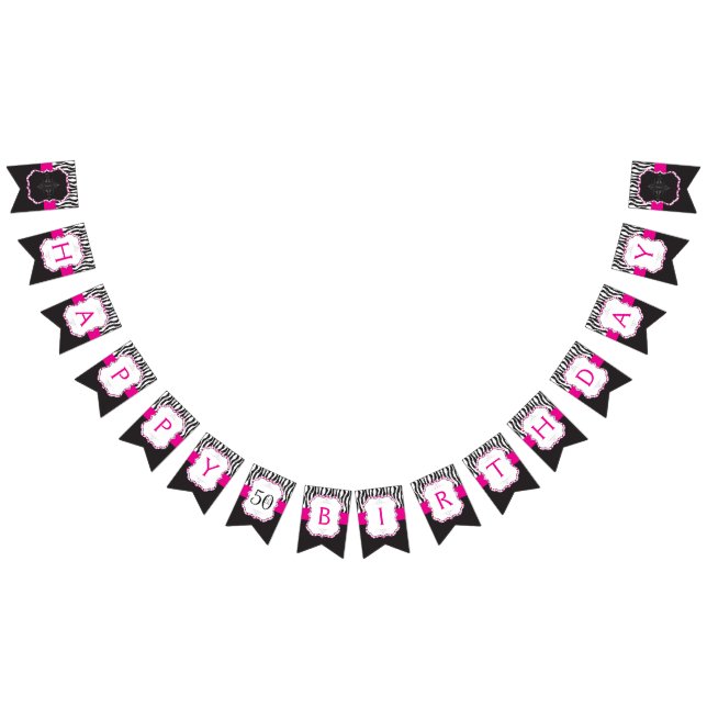 30/40/50/60. FödelsedagsfestBuntingbaner Vimplar (Alla)