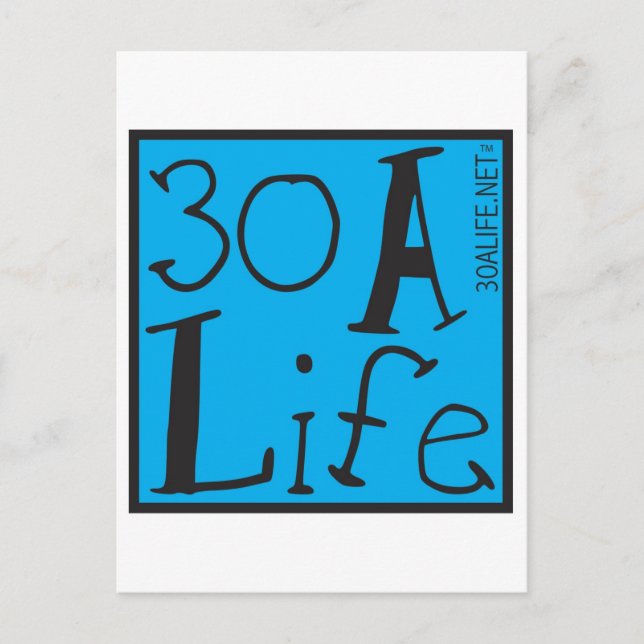 30 A LIFE VYKORT (Framsida)
