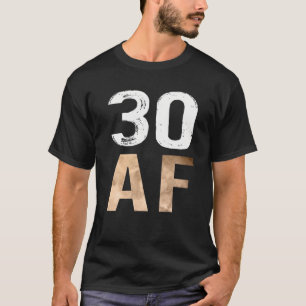 30 AF 30års födelsedag Retro Tee