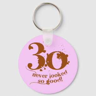 30 aldrig sett så bra! nyckelring